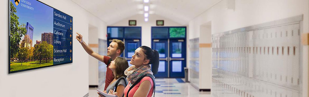 Education digital signage that improves experience and communication project image