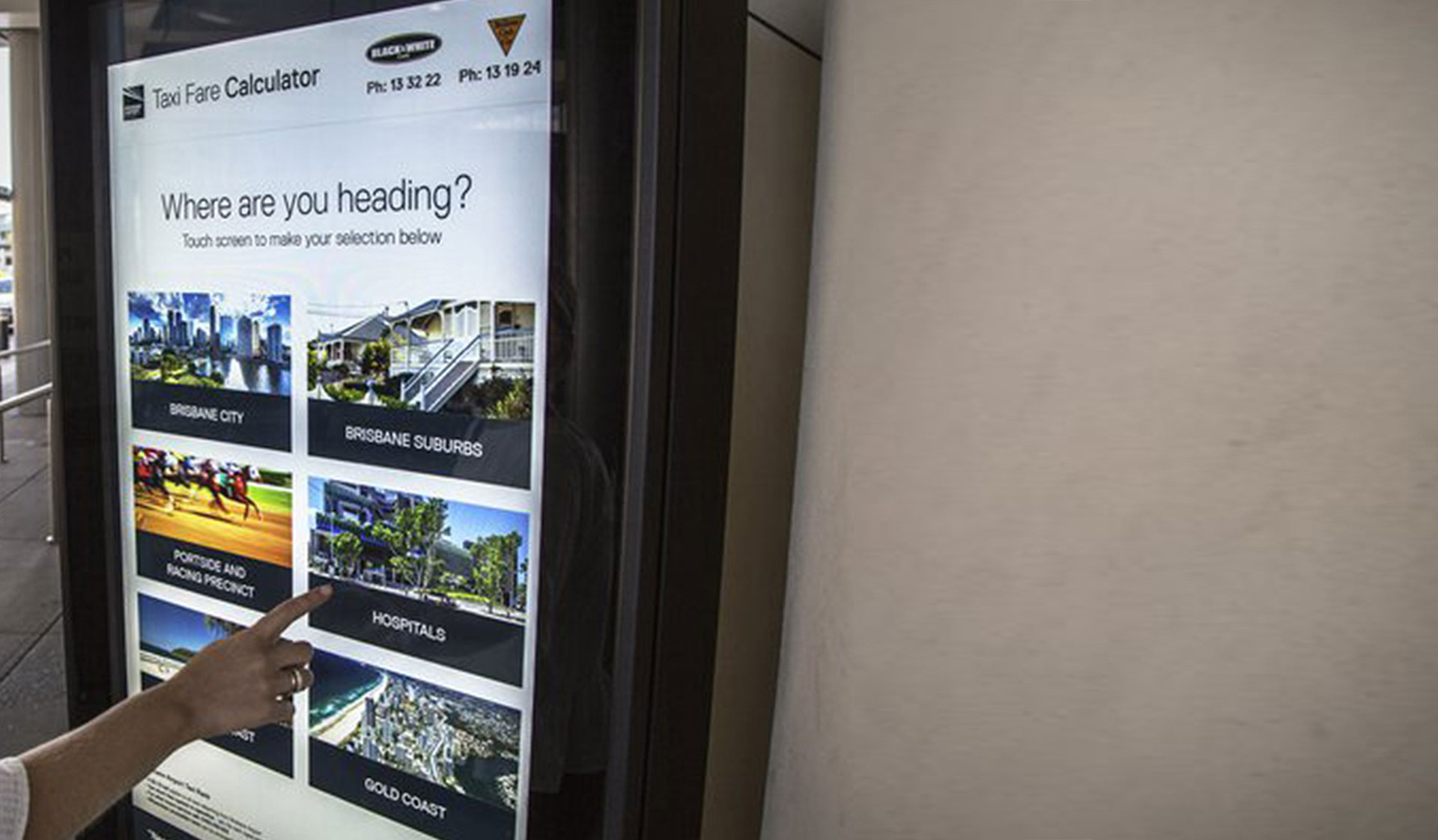 Digital kiosks that make service easier project image