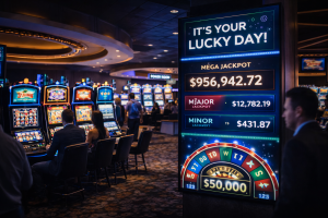 High-impact digital displays engineered for immersive entertainment environments.