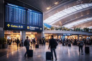 Mission-critical digital signage solutions for wayfinding, information display, and passenger experience.